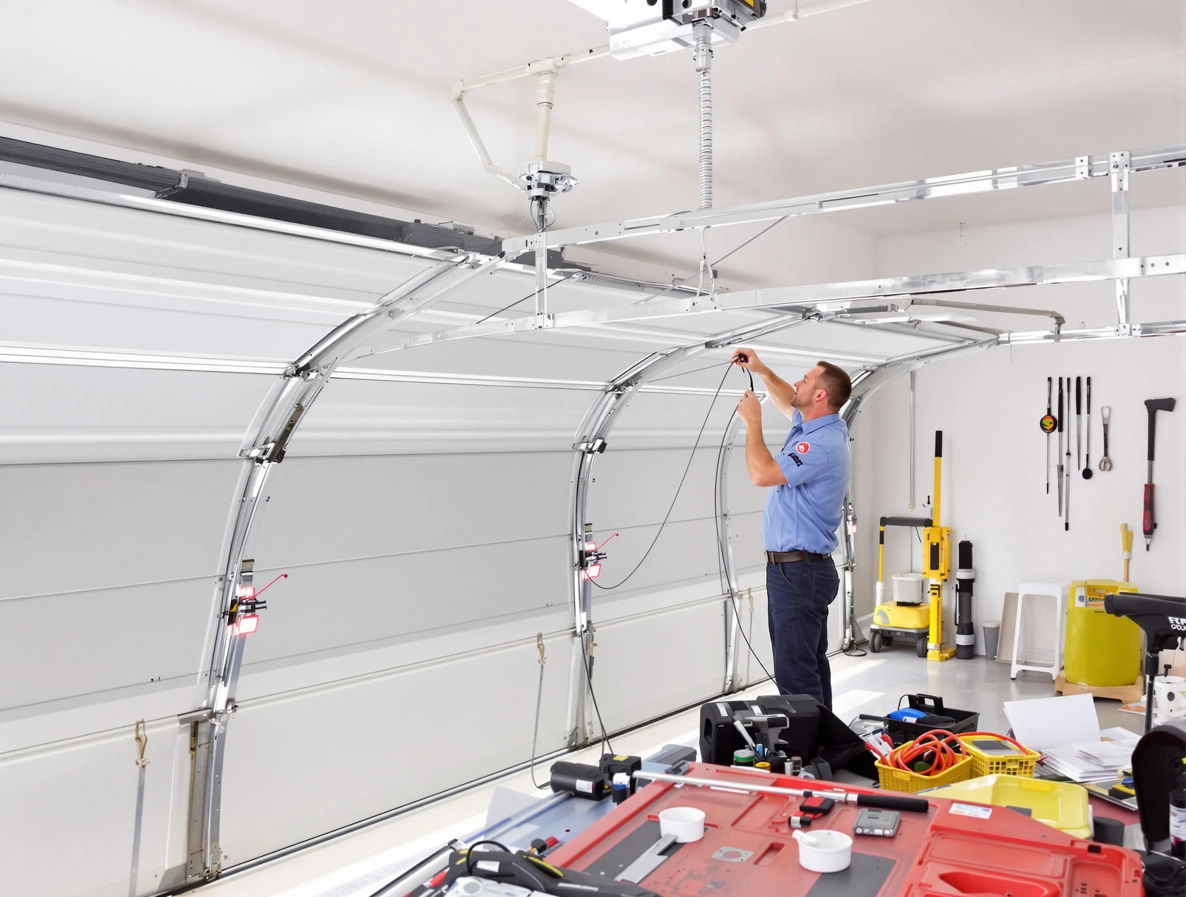 Garage door cable repair service by Childersburg Garage Door Repair in Childersburg
