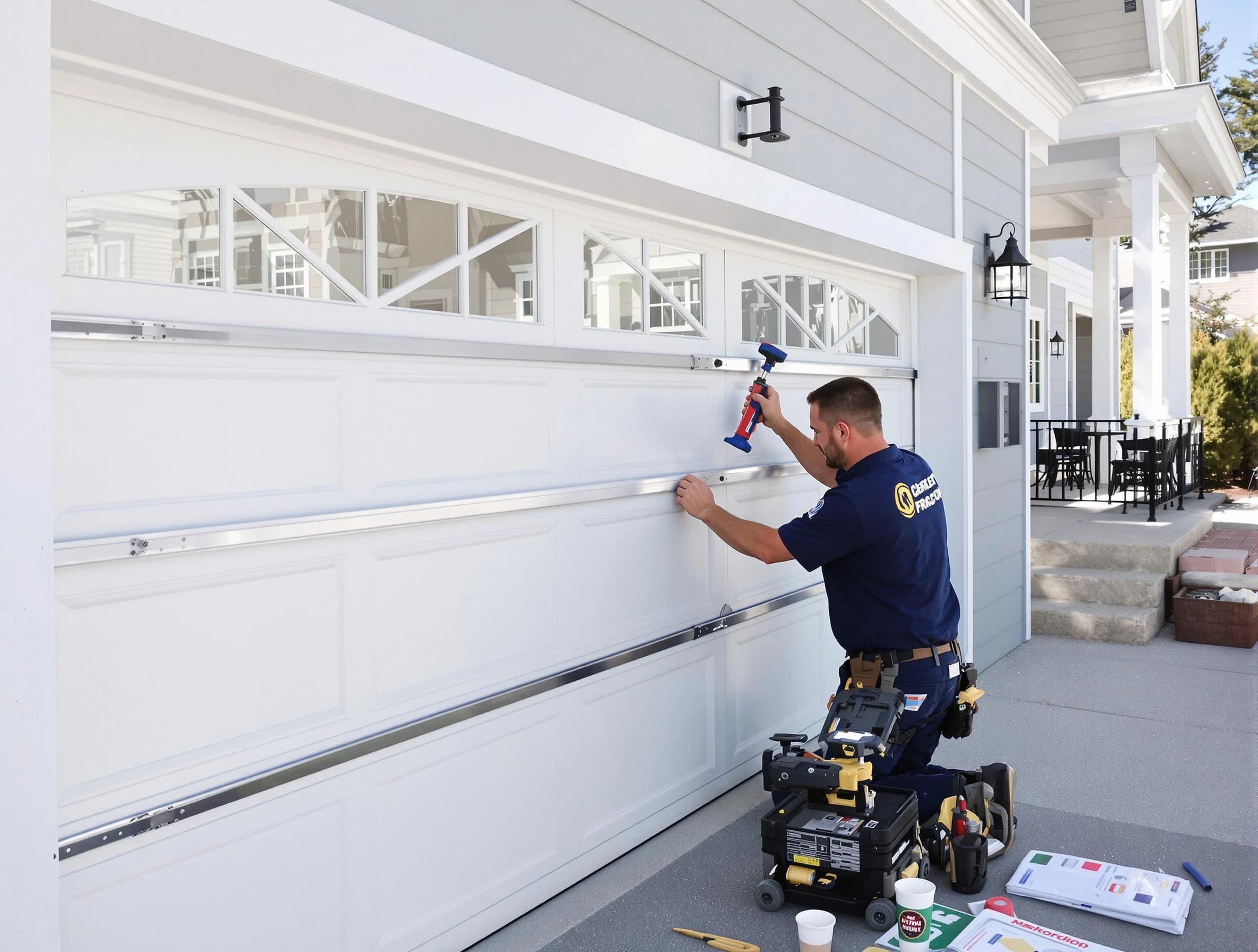 Professional garage door installation by Childersburg Garage Door Repair in Childersburg