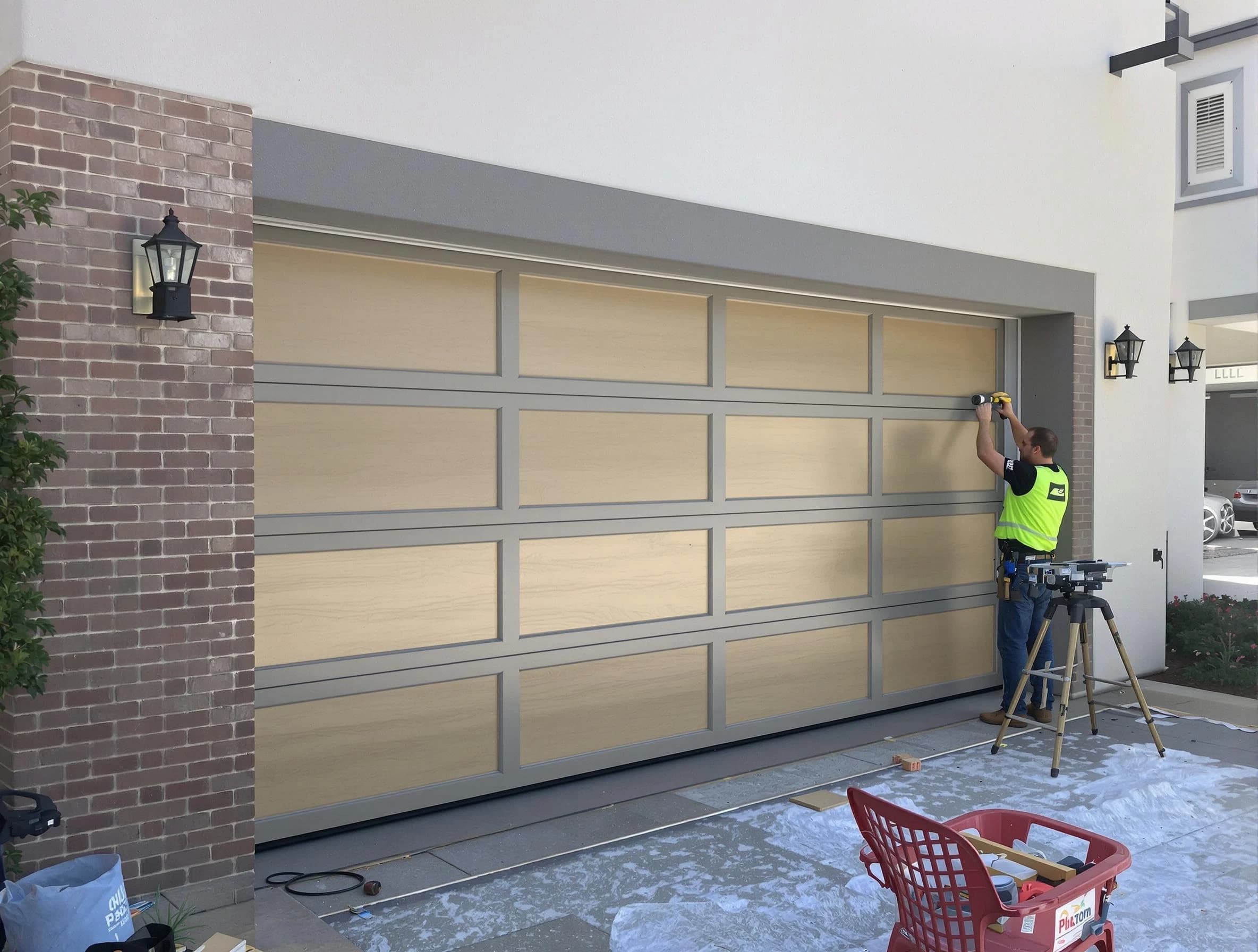 Garage door replacement service by Childersburg Garage Door Repair in Childersburg