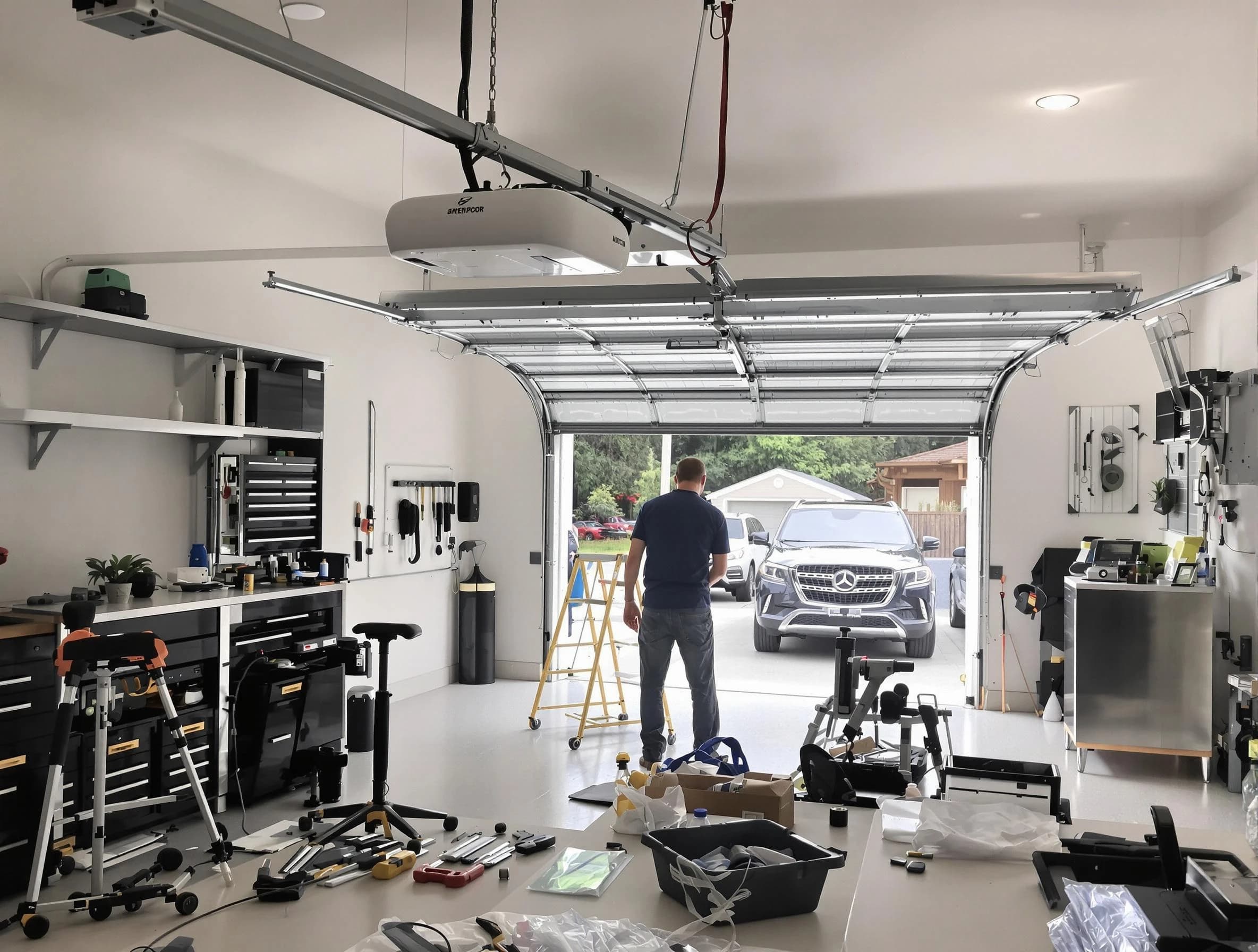 Garage door opener installation by Childersburg Garage Door Repair in Childersburg