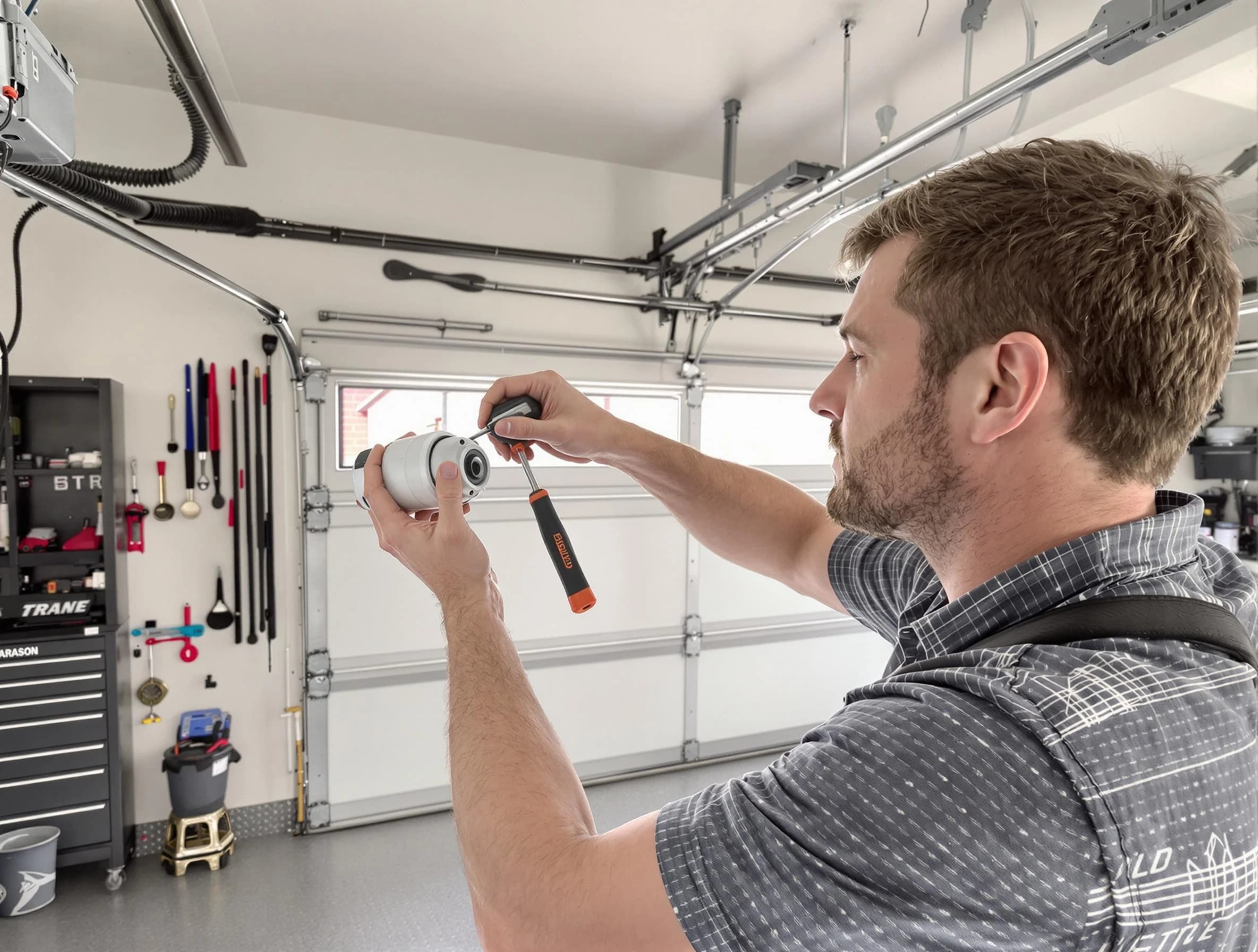 Garage door opener repair service by Childersburg Garage Door Repair in Childersburg