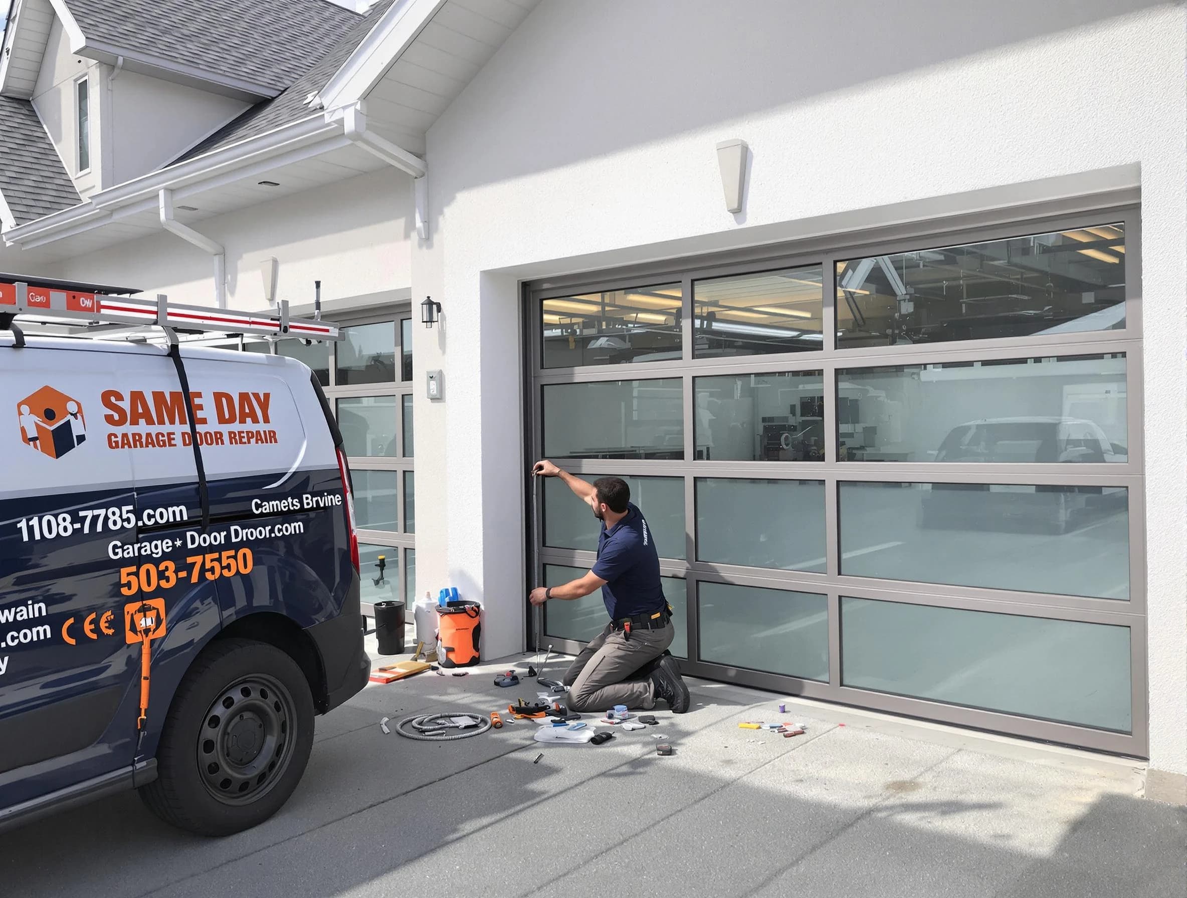 Same-day garage door repair service by Childersburg Garage Door Repair in Childersburg