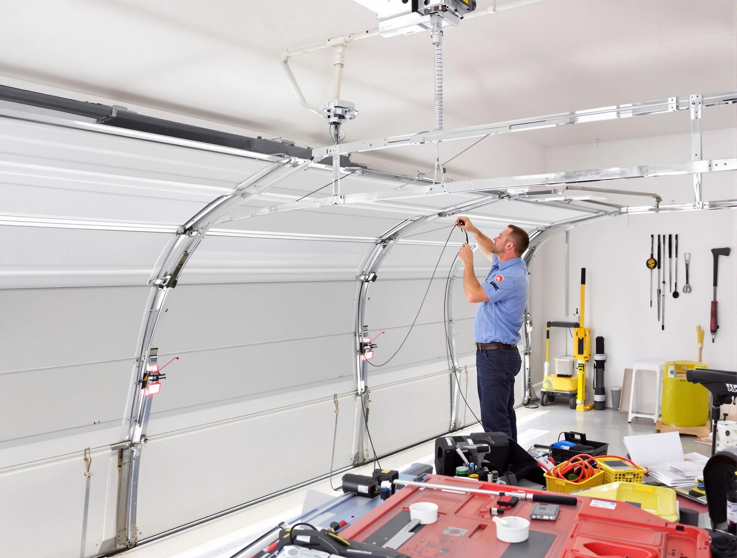 Garage door cable repair service by Childersburg Garage Door Repair in Childersburg